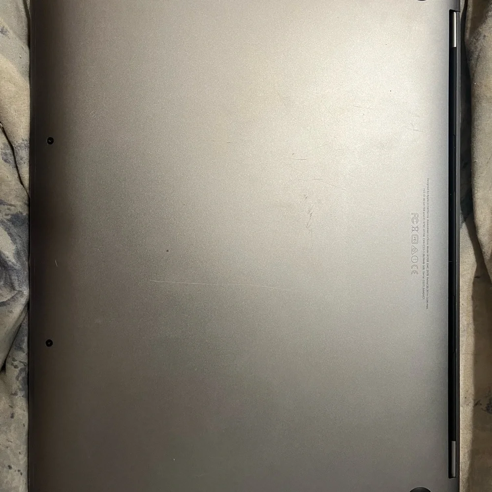 Apple Laptop in Sleek Gray Finish